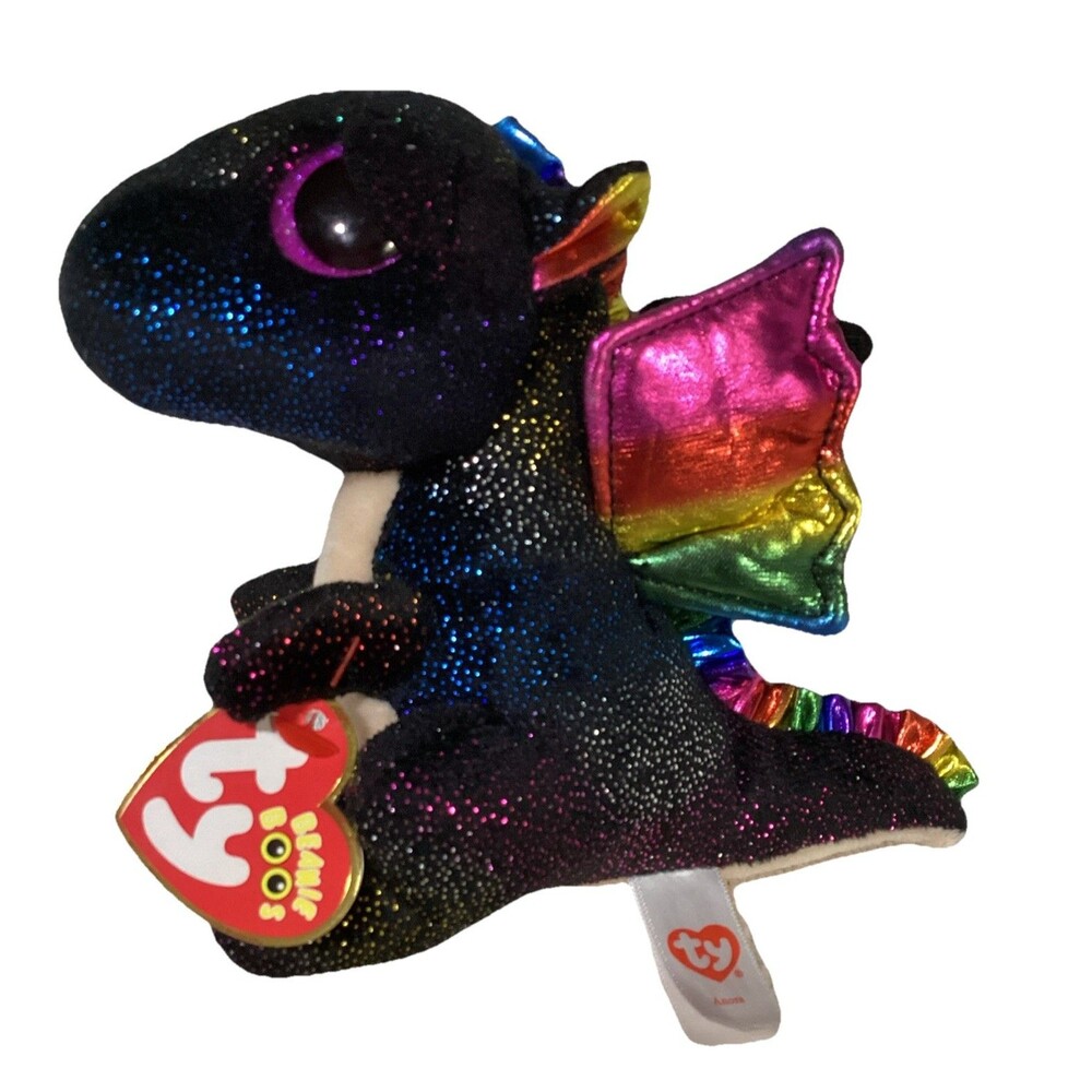 Ty Beanie Boos ANORA the Black Dragon (6 Inch) NEW MWMTs Stuffed Animal Toy